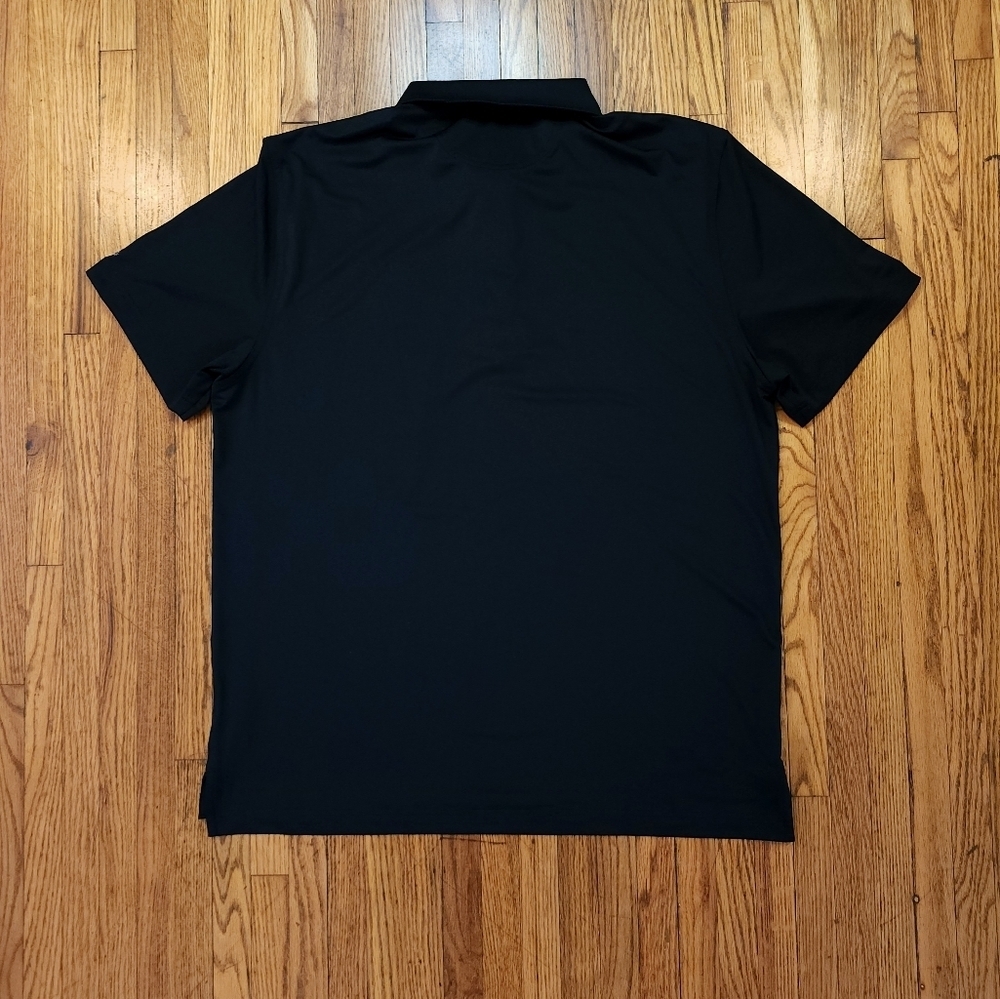 Chubbies Mens Performance Polo Shirt Size Large Parrot Logo Black Golf - Picture 5 of 8